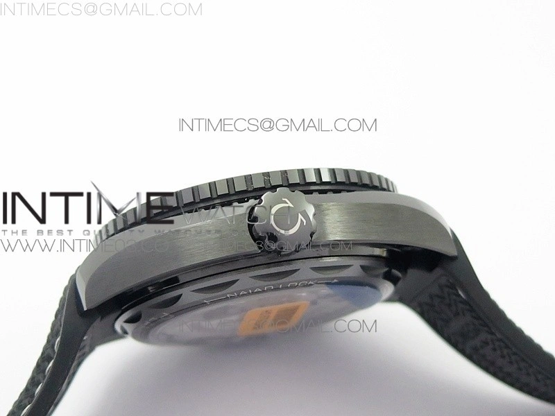 Planet Ocean 45.5mm Deep Black Real Ceramic VSF 1:1 Best Edition on Black Nylon Strap A8906 Super Clone